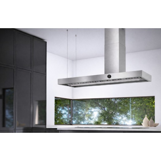 AIRFORCE Vis Boxy Island R IX/A/180 180cm Inox Απορροφητήρας Εντοιχιζόμενος Νησίδα